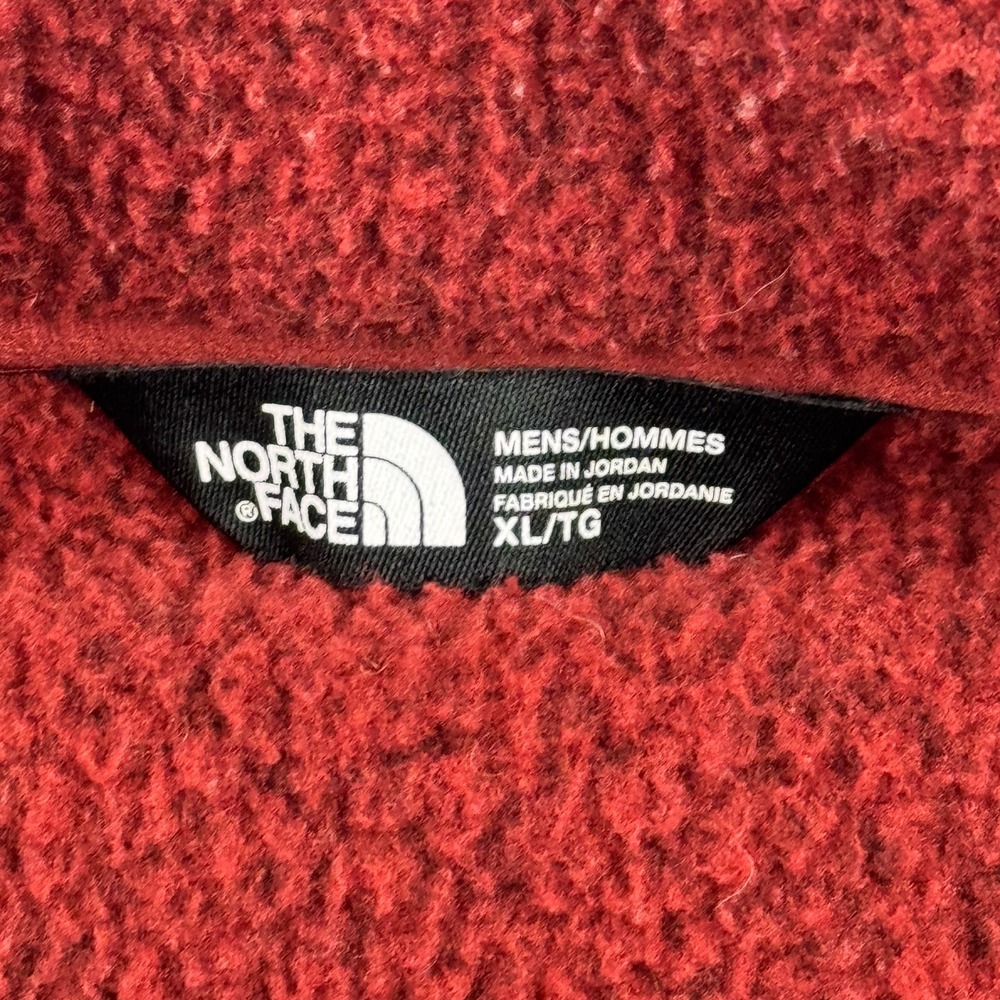 The North Face Jacket Mens XL Red Gordon Lyons Full Zip Fleece Outdoor Hiking - Picture 3 of 12